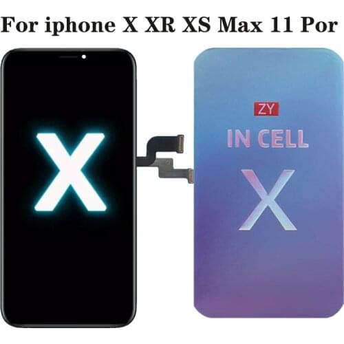 For iphone X XR XS Max OLED Screen Replacement For iphone11 Por Max ZYDisplay With 3D Touch Assembly True Tone No Dead Pixel