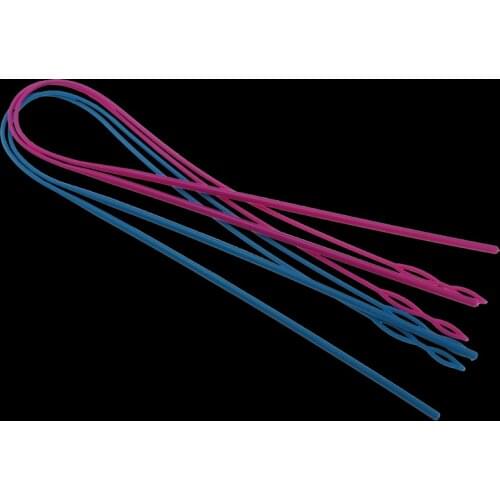 Plastic Drawsting Threader Replace Adding Rope eyes Belt Wearing Wrap Weaving Tool Blue Red 58cm 23in