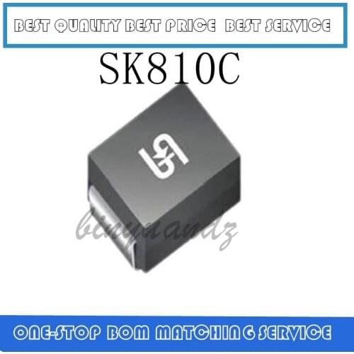 20PCS~50PCS SK810C SK810 SMC DIODE SCHOTTKY 100V 8A DO214AB