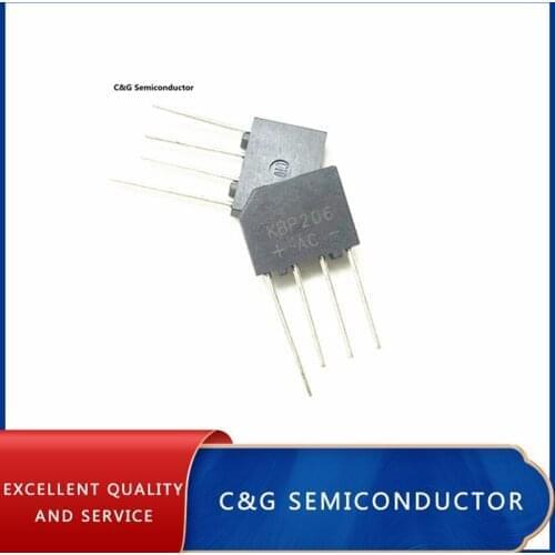 20PCS KBP206 KBP206G DIP Bridge Rectifier 2A 600V