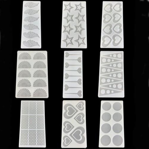 3D Star Heart Mold Silicone Fondant Chocolate Baking Mould 3D Sugarcraft Resin Clay Homemade Bakeware Cake Decorating Tools