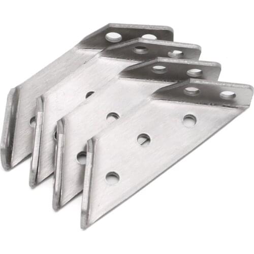 2021 New 4PCS Small Stainless Steel Support Right Angle Code Fixed Bracket Corner Brace