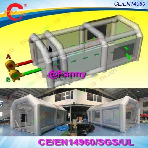 8*4*3mH Portable cars Inflatable Spray Booth, Inflatable Paint Booth Tent, Inflatable Car Wash Shelter(free air ship to door)