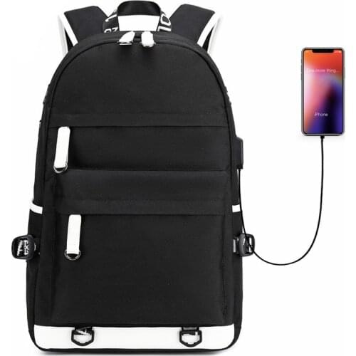 Brand New School Bags For Teenagers Boys 15.6 inch USB Laptop Backpacks Big capacity Backpack Student Travel Bag Daypack Mochila