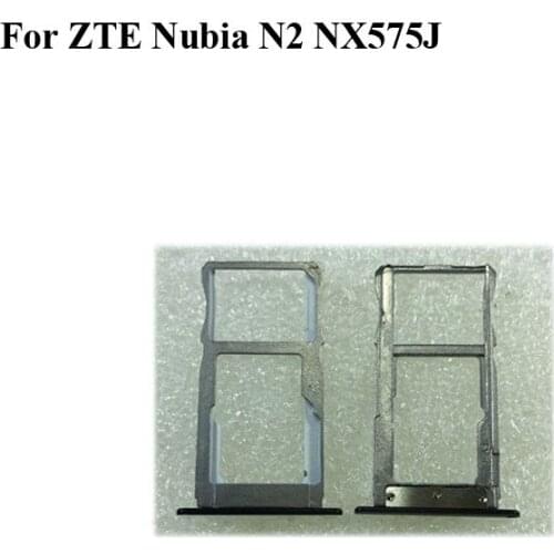 Black For ZTE Nubia N2 NX575J 5.5inch New Original Sim Card Holder Tray Card Slot For N2 N 2 NX575J NX 575J Sim Card Holder