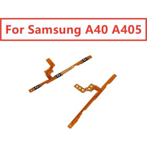 For Samsung Galaxy A40 Power Volume Flex Cable Side Key Button On Off Switch Flex Cable for Samsung a405 Repair Spare Parts
