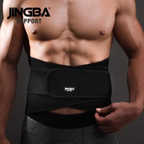 JINGBA SUPPORT Sports Safety fitness belt back waist support sweat belt waist trainer trimmer musculation abdominale adjustable