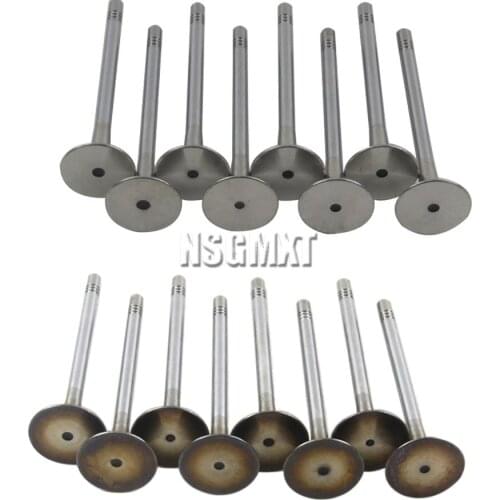 AP01 16X Intake & Exhuast Valves for Audi A3 A4 A5 A6 TT Q3 VW Golf Seat Skoda Diesel 2.0 TDI Outlet & Inlet 03L109601 03L109611