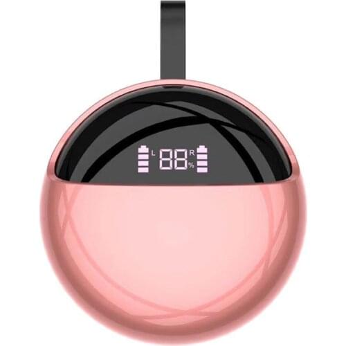 Mini Earphone TWS Bluetooth 5.0 Headset 360°Rotating Binaural 3D Stereo Noise Canceling In-Ear Wireless Sports Music Earbuds Wit
