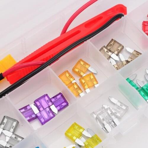 Small Fuse Set Kit With Fuse Puller 2A 3A 5A 7.5A 10A 15A 20A 25A 30A 35A