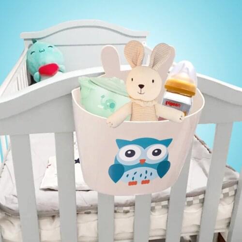 Portable Baby Crib Organizer Wet Bags Bed Hanging Bag for Baby Essentials Diaper Storage Cradle Bag Nursery Organizer