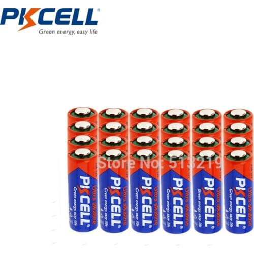 24PCS PKCELL 12v 23a alkaline battery 8F10R K23A L1028 23A A23 V23GA MN21 23A 12 v battery Primary and Dry batteries for lamp