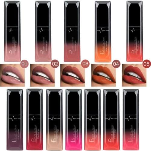 NEW Pudaier Moisturizer Matte Liquid Lipstick Metal Color Lip Gloss Makeup Long Lasting Moisture Cosmetic TXTB1
