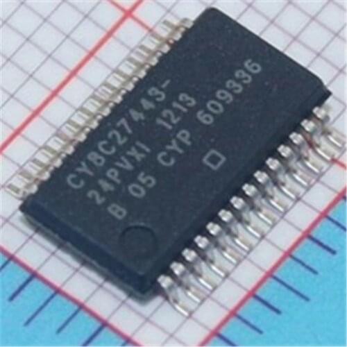 1pcs/lot CY8C27443-24PVXI CY8C27443 CY8C27443-24 8C27443 SSOP28