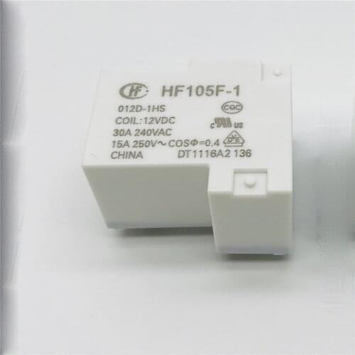 1PC Replacement JQX-105F-1-012D-1HS HF105F-1-012D-1HS Relay 4pins 30A High Power Relay
