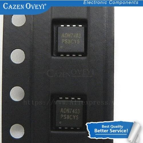 10pcs/lot AON7403 DFN3X3 AO7403 7403 AON7403L SMD DFN-8 In Stock