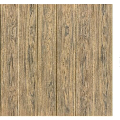 10pcs Foam 3D Wall Stickers Wood Adhesive Wallpaper Panel Home Decor Living Room Bedroom Decoration Bathroom Vintage Sticker