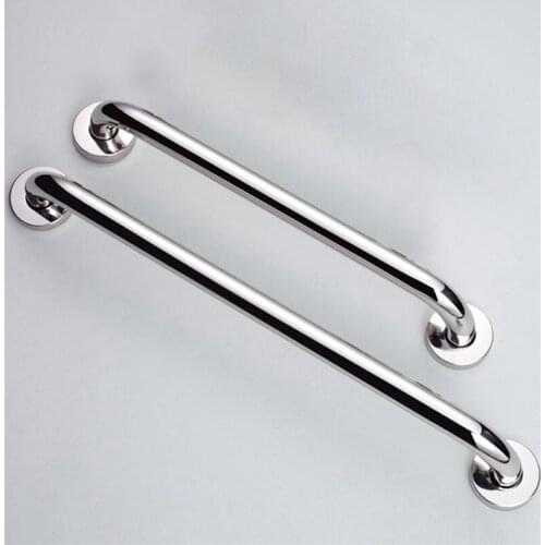 2 Pcs New Bathroom Tub Toilet Stainless Steel Handrail Grab Bar Shower Safety Support Handle Towel Rack(40cm & 50cm)