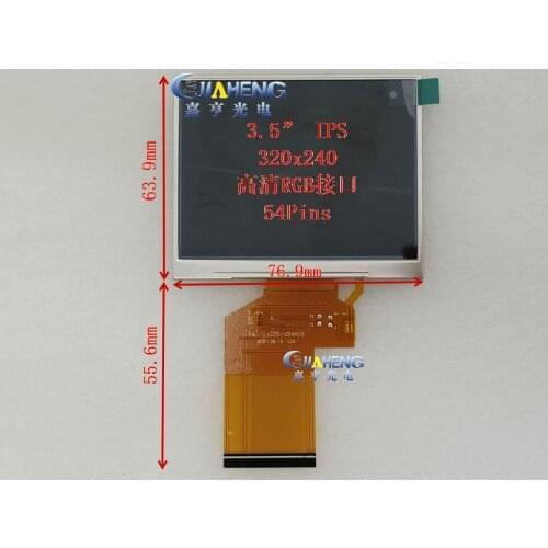 3.5 inch TFT LCD Display Module IPS RGB Full Color Touch Screen 320*240 54 pins For Arduino/For RG350/RG351P/R350M Game Console