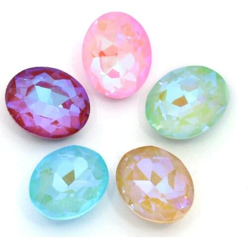 10pcs Mix MI crystal glass Rhinestones applique in K9 For Nail art stone clothing decoration sew DIY Jewelry Accessories craft