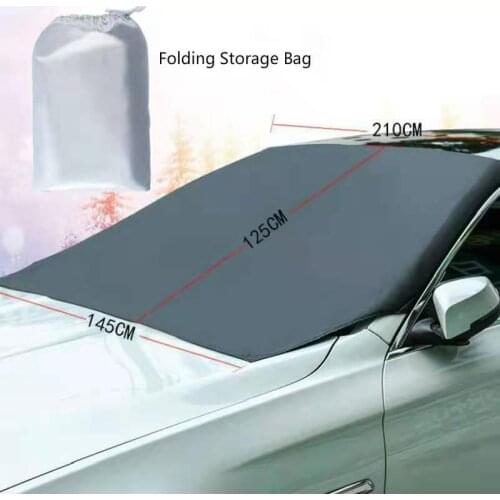 Automobile Magnetic Sunshade Cover Car Windshield Snow Sun Shade Waterproof Protector Cover Car Front Windscreen Cover