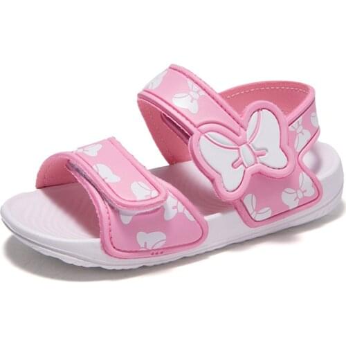 Disney Sport Pu Leather Baby Girls Sandals Brand Open Toe Toddler Boys Sandals Summer New Kids Shoes Sandals For Children