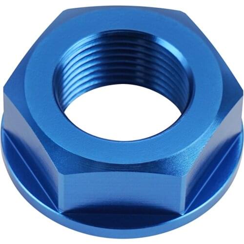 For Yamaha YZ125 YZ250 1999-2020 2019 2018 2017 YZ125X YZ250X YZ250FX YZ450FX WR250R WR250X WR250F M20 x P1.5 Rear Axle Nut Bolt