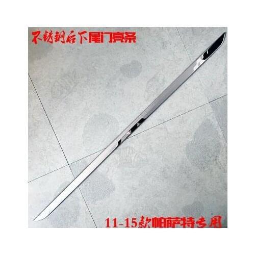 FITFOR 2011 2012 2013 2014 2015 PASSAT B7 CHROME REAR TRUNK TAILGATE BACK DOOR LID COVER BOOT TRIM EDGE MOLDING GARNISH STRIP