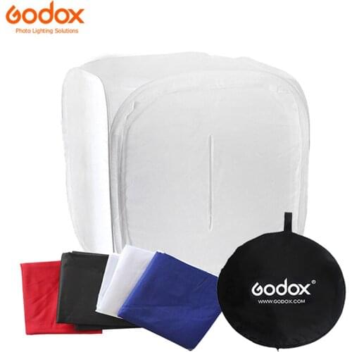 Godox 80cm 60cm 50cm 40cm Photo Lighting Tent with 4 Backdrops Photography Studio Shooting Softbox Foldable Light Soft Box