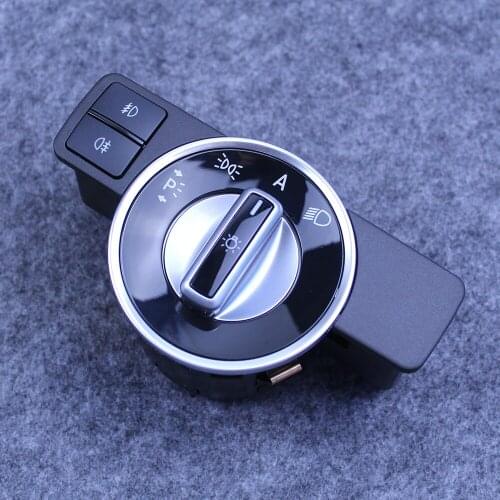 A2129057100 Knob Button Headlight Switch Light Switch Chrome For Benz W204 S204 W212 A207 C207 X204 R172 C SLK GLK E Class