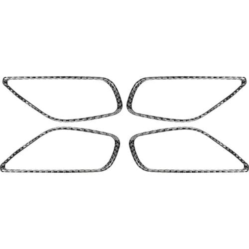 Carbon Fiber Interior Door Handles Cover Trim Frame for Mazda 3 Axela 2014 2015 2016 2017 Accessories