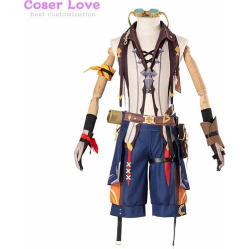 Genshin Impact Bennett Cosplay Costume Halloween Christmas Party Clothes Outfits