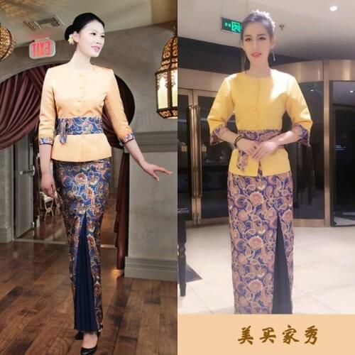 Customize The Thai Front Desk Work Suit In Spring And Summer Work Clothes