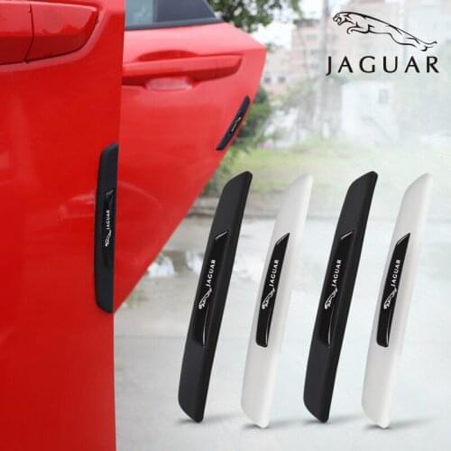 Car Door Anti Collision Protection Stickers Strip Auto Logo Accessories For Jaguar XF XJ XFR XKR S-Type F-Type X-Type F-Pace