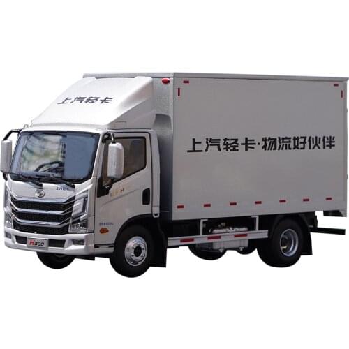 Original 1:22 SAIC light truck H300 diecast van light truck model for gift, collection
