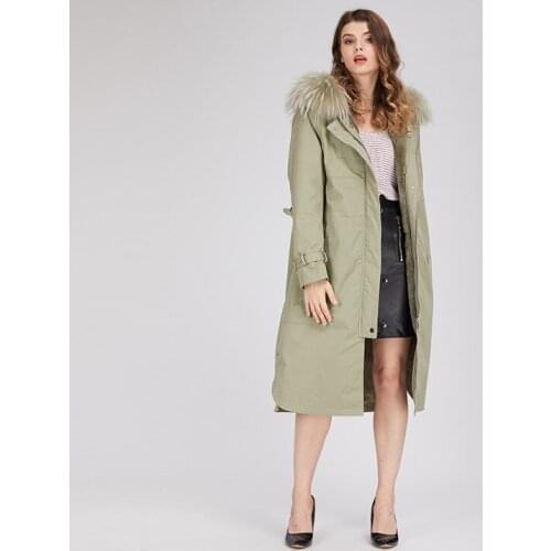 QIUSHAN Women's Parkas