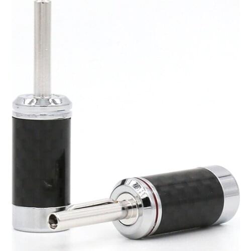 High Quality 4pieces 4mm Audio Speaker plug,Wire Cable Screw Gold Plated Banana Plug, jack Connectors