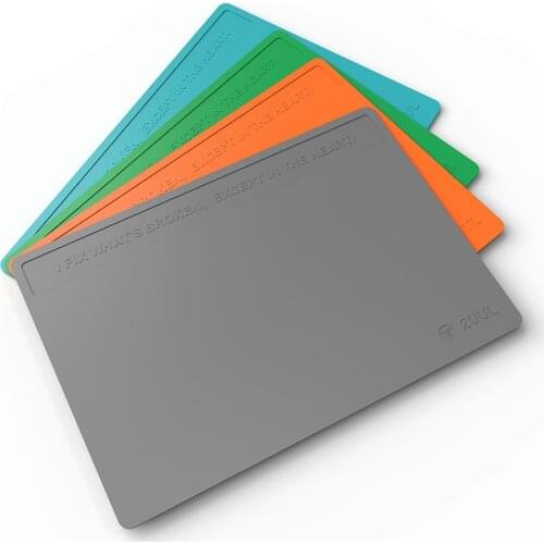 2UUL Repair Pad Insulation Heat Resistance Soldering Station Silicon Work Mat Desk Platform for BGA Welding Rework 400X280mm