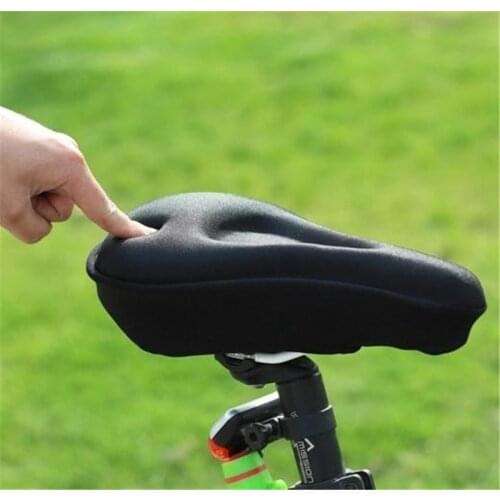 Tampon de gel de silicone csaddle cyclisme v lo 3d couvre matelas Cycling 3D Pad MTB Bike Bicycle Seat Cover Cushion
