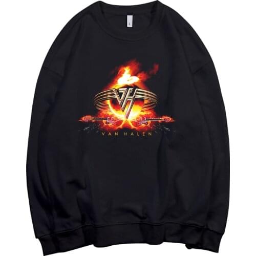 4 designs Van Halen Rocker Pollover Sweatshirt hard rock hoodie sudadera streetwear fleece Outerwear pnnk heavy metal