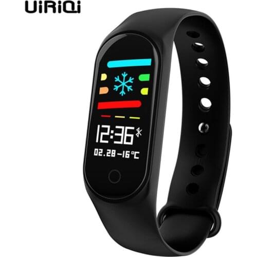 UiRiQi Smart Wristband Fitness Tracker Waterproof Blood Pressure Heart Rate Monitor Smart Bracelet For Android/ios PK Mi Band 3