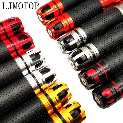 Universal Motorcycle handle Motorbike handlebar ends CNC 7/8'' 22MM For Kawasaki NINJA 250R ZX636R NINJA 400R GTR1400 ZX14R