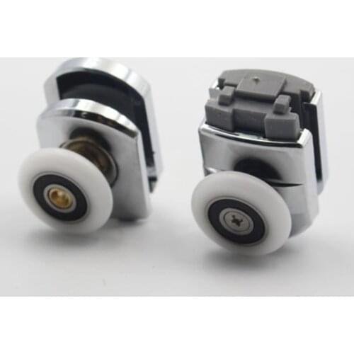 High quality Up Pulley Wheels Bathroom Glass Sliding Aluminum Door Pulley Shower Room Cabin Room Replacement