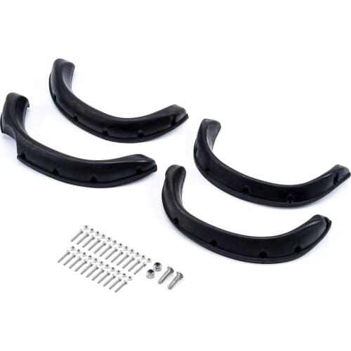1:10 RC Car Rubber Fender Flares for 1/10 RC Car Crawler TAMIYA Hilux BRUISER RC4WD TF2 Mojave Body Parts