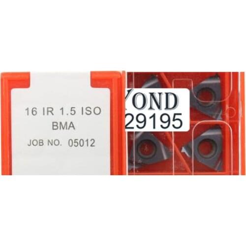 16 IR 1.5 ISO BMA,CARMEX thread turning inserts ISO metric degree EXTERNAL threading insert tool holder boring bar