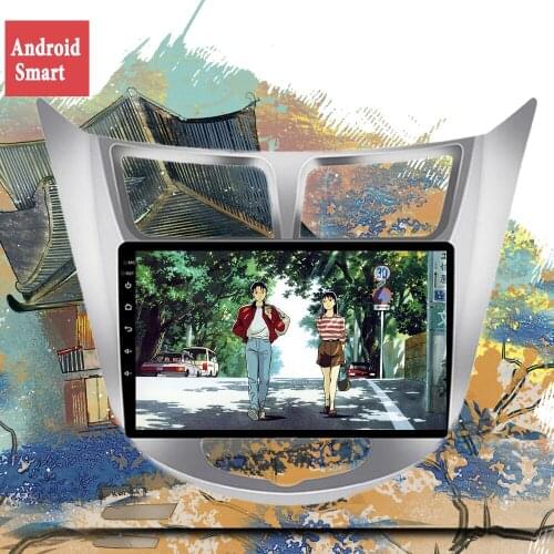 2 din Android 10 car DVD player for Hyundai Solaris accent Verna 2010-2016 radio recorder Gps WIFI usb DAB+ no 2din dvd 4G OBD2