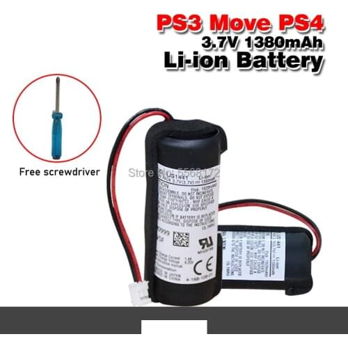 3.7V 1380mAh Rechargeable Battery for Sony PS3 Move PS4 Play Station Game machine battery LIS1441 LIP1450