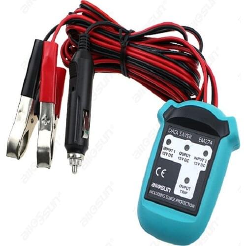 All sun EM274 Vehicle Computer Clock Memory Saver Automotive Memory Saver Car Settings Keeper Diagnostic Data Holder Charge