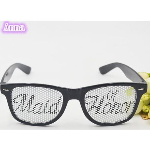 Black Color Maid Of Honor Glasses Wedding Glasses For Bridal Bachelorette Party Favors Grooms Maid For Pograph Supplies