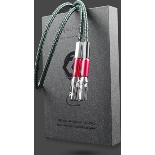 CopperColour CC FOND-III XLR audiophile Audio cable HiFi interconnect cord with Gold-plated XLR connector Customizable length